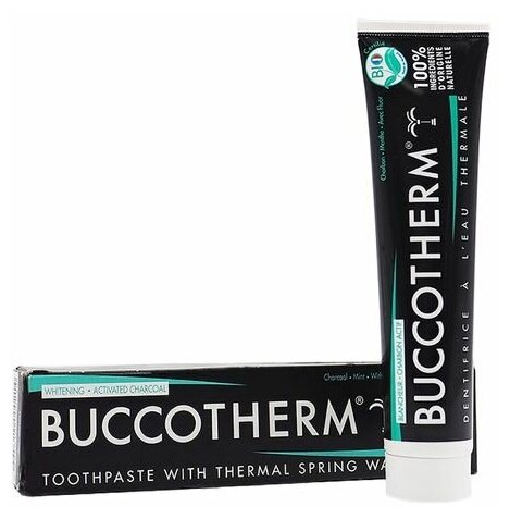 Зубная паста Buccotherm с углем