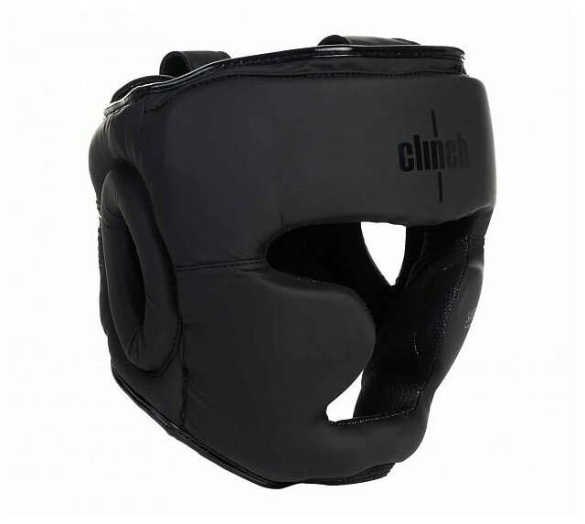 C144 Шлем боксерский Clinch Mist Full Face черный - Clinch - Черный - L