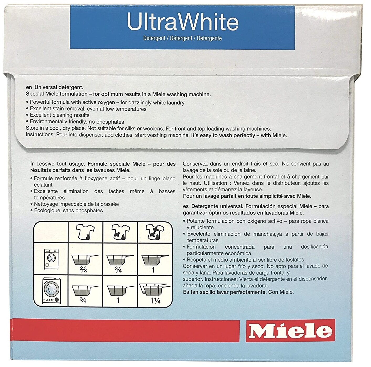 Порошок для стирки белых вещей MIELE UltraWhite 2,7кг