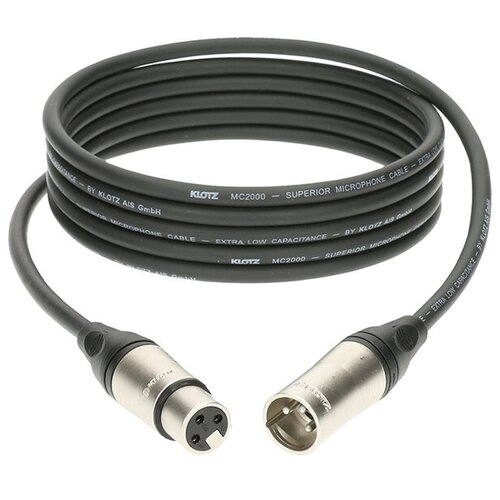 M2 Кабель микрофонный XLR, 7,5м, Klotz M2K1FM0750