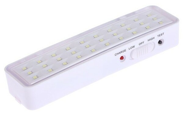 Светильник аварийный светодиодный Luazon Lighting AC, DC, аккумулятор Lead Acid, белый