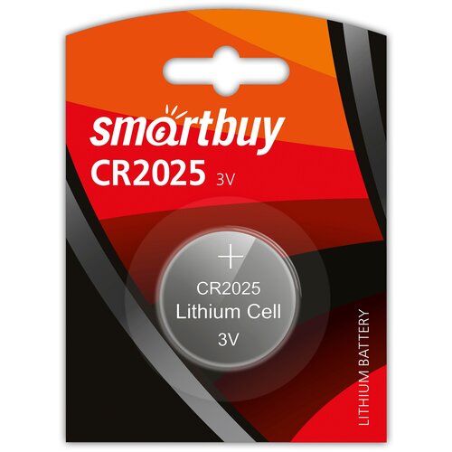 Элемент питания SMARTBUY CR 2025 BL1 (12/720) элемент питания panasonic cr p2 bl1 арт 390