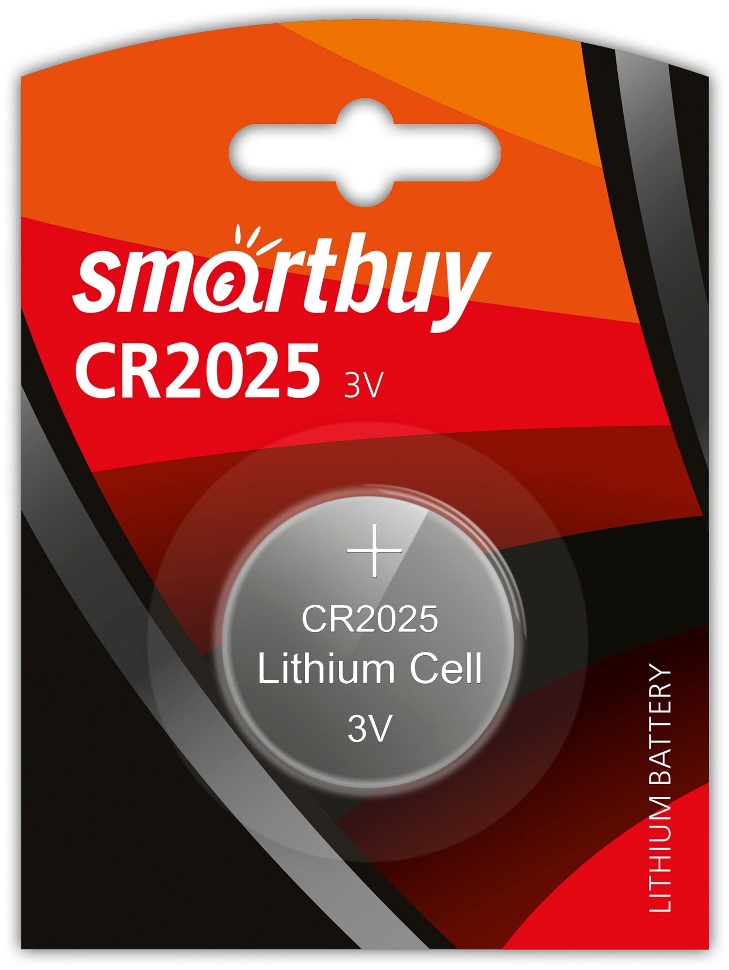 Литиевый элемент питания Smartbuy CR2025/1B