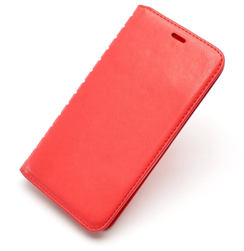Чехол книжка с подставкой боковая Asus ZenFone Go ZB452KG красная