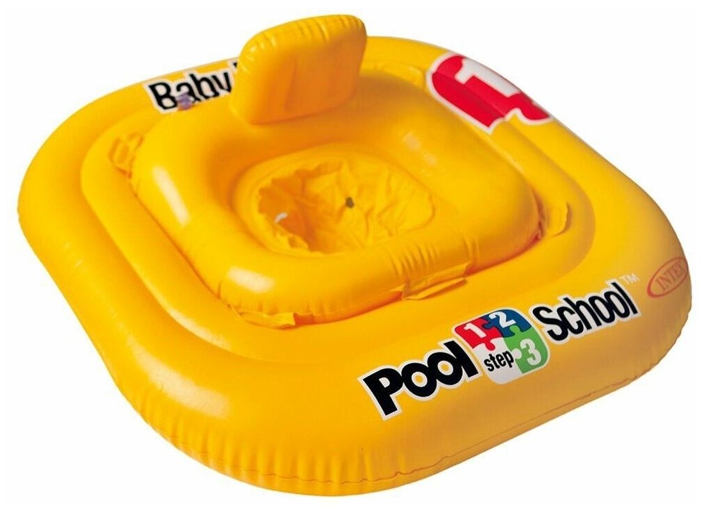 Круг надувной INTEX для малышей с трусами &quotPool School Deluxe Baby Float&quot, 79х79см, 1-2 года int56587EU/int56587NP