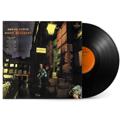 Виниловая пластинка David Bowie. The Rise and Fall of Ziggy Stardust and the Spiders from Mars. 50th Anniversary. Half Speed Master (LP)