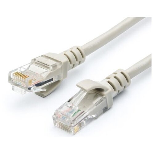 Сетевой кабель ATcom RJ45 cat.5e UTP 7.5m Grey АТ9165 сетевой кабель atcom utp cat 5e cca 305m ат3799