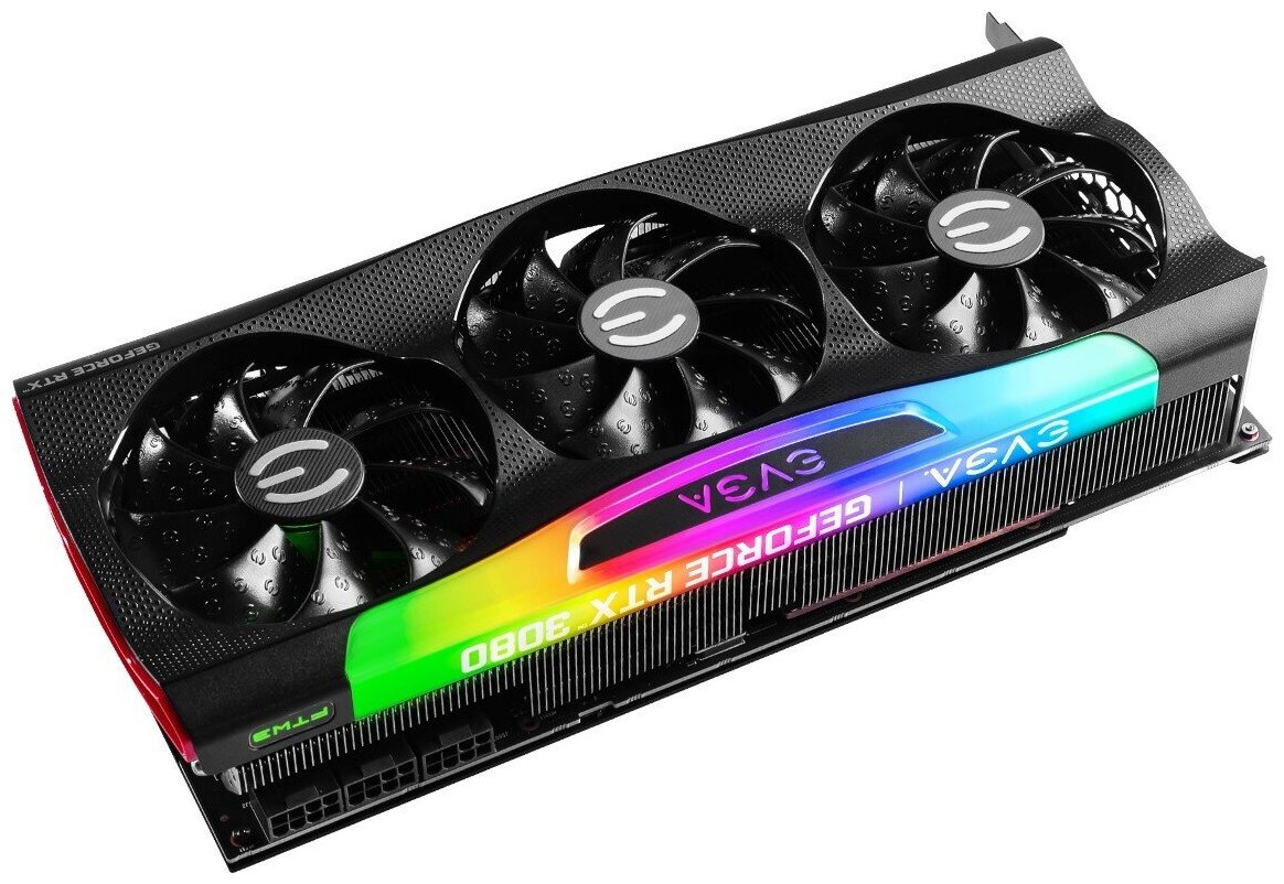 EVGA Видеокарта EVGA GeForce RTX 3080 FTW3 ULTRA GAMING 10GB #10G-P5-3897-KL