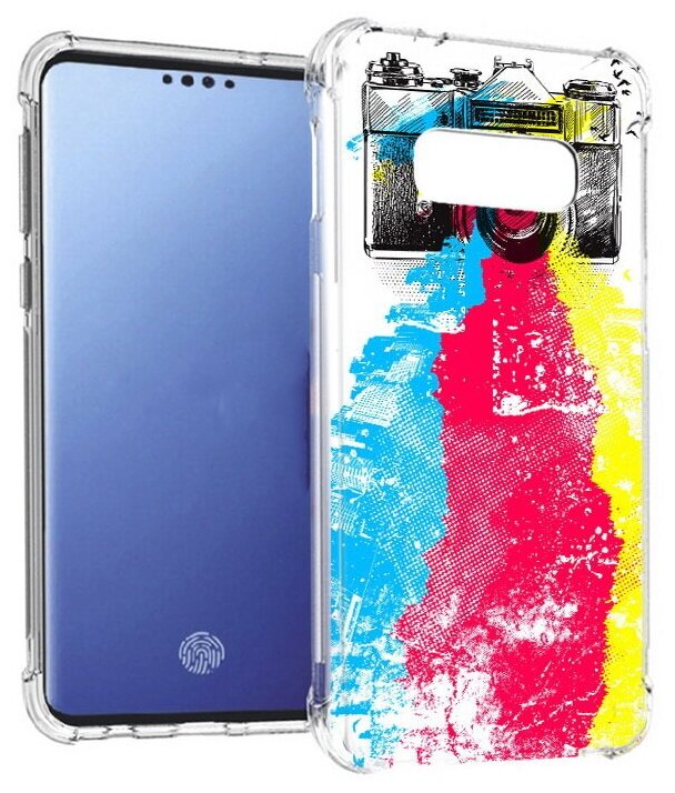 Чехол задняя-панель-накладка-бампер MyPads цветной фотоаппарат для Samsung Galaxy S10e SM-G970 противоударный