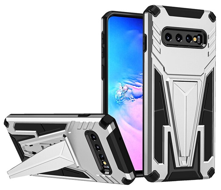 Чехол Rack Case для Samsung Galaxy S10 Plus серый