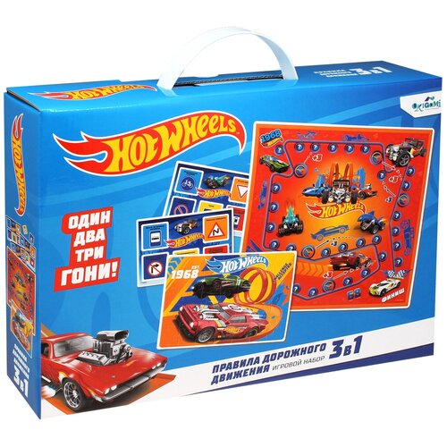 Настольная игра Origami Hot wheels ПДД