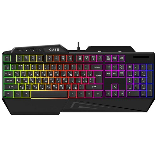 Игровая клавиатура проводная QUB Gaming QGKBWD002 черный 280000₽