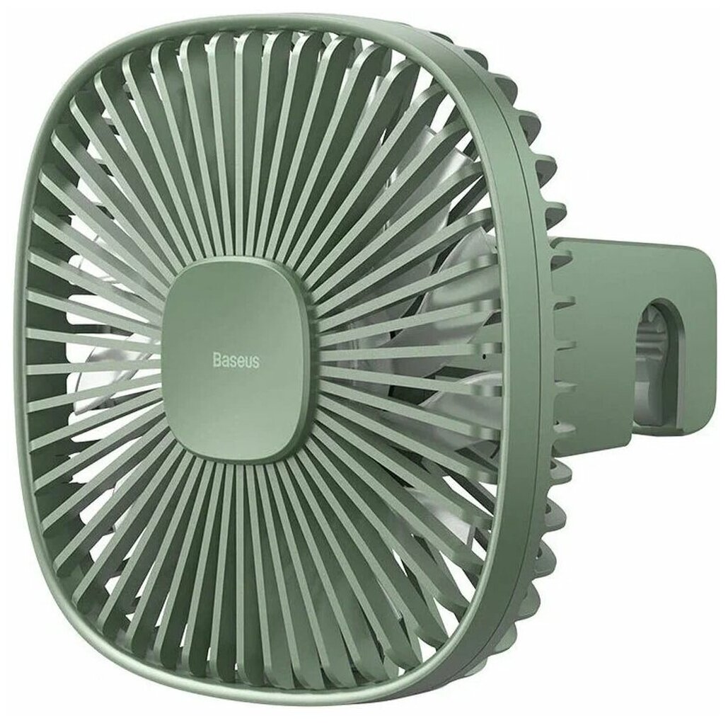 Вентилятор портативный Baseus Natural Wind Magnetic Rear Seat Fan (CXZR-06) Green - фото №1