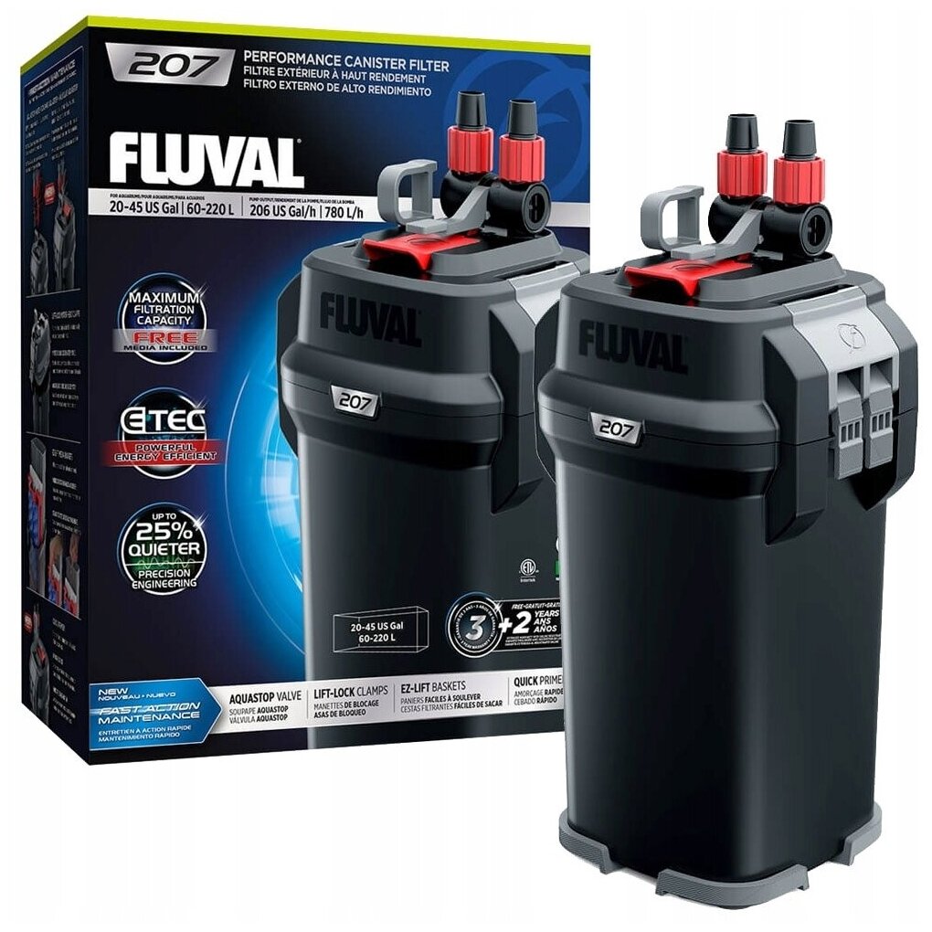 FLUVAL фильтр внешний 207, 780 л/час