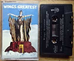 Аудиокассета BEATLES (PAUL McCARTNEY & WINGS) 'Wings Greatest' (1978 RI 1987 Canada press, Dolby HX PRO B NR, C4 66190, mint/mint) (MC7253)(M)