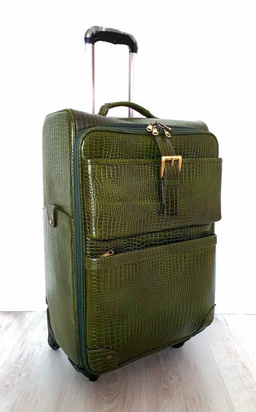 Умный чемодан Black Buffalo Bags, 60 л, зеленый