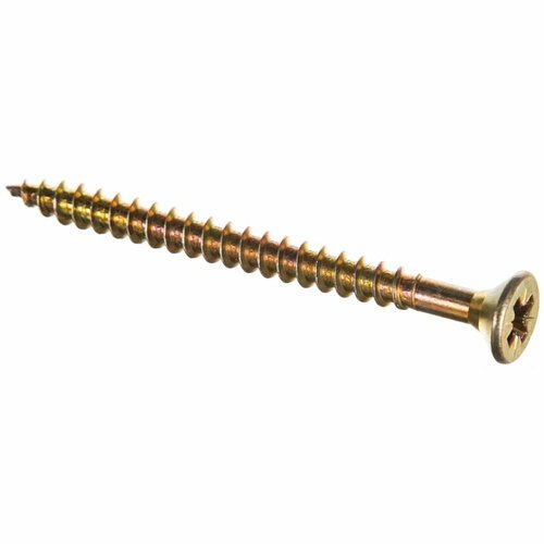 Шуруп Качественный крепеж желтый цинк 5,0x60, 85 шт. 0300507 КЧ