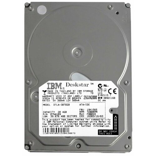 Жесткий диск IBM DTLA-307020 20,5Gb 7200 IDE 3.5