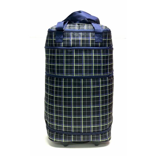 Тележка для багажа тр- клетка, 30 л, 32х51х20 см, ручная кладь, синий сумка тележка тележка для багажа homium 35 л 38х95х30 см ручная кладь синий белый