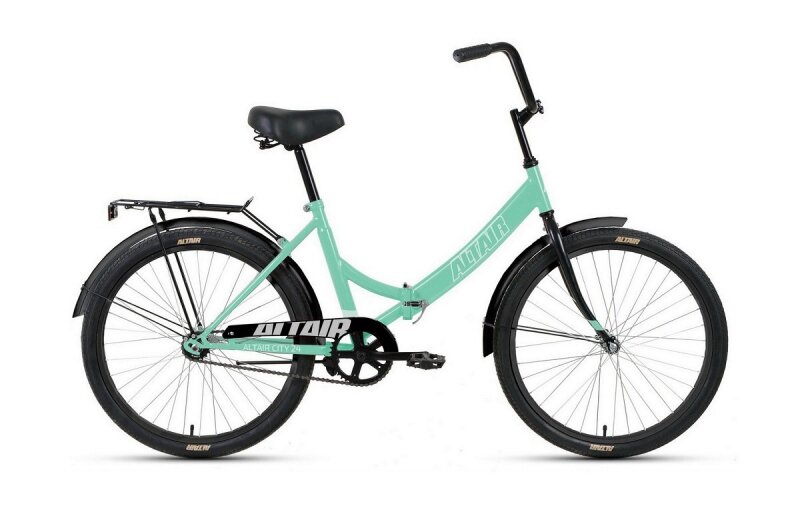 Велосипед 24 FORWARD ALTAIR CITY FR (1-ск.) 2023 мятный/серый