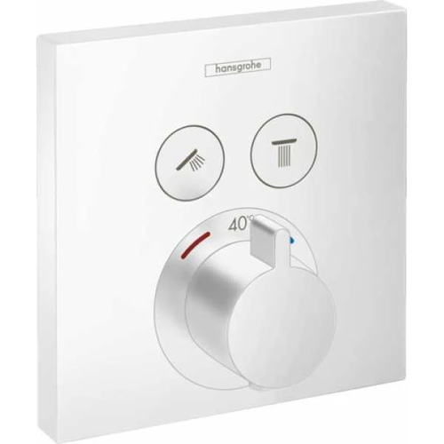 Термостат для ванны Hansgrohe ShowerSelect на 2 потребителя 15763700 термостат для ванны hansgrohe showerselect на 2 потребителя 15763140