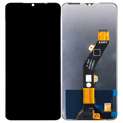 Дисплей для Tecno Pop 7 (BF6) (экран, тачскрин, модуль в сборе) черный