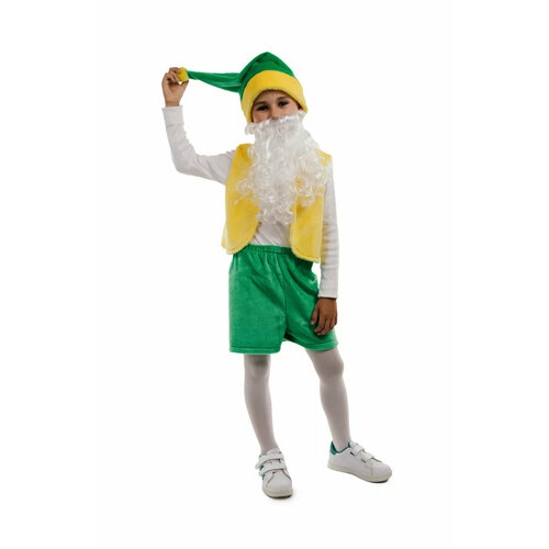 Карнавальный Костюм Гномик на мальчика 116 -122 рост карнавальный костюм гномик на мальчика 116 122 рост