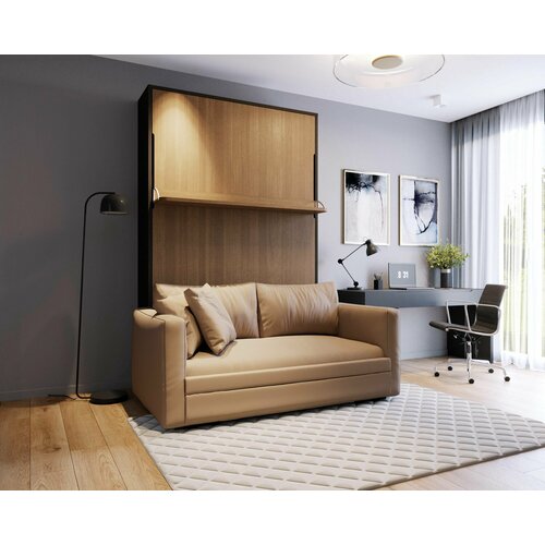 Высокий шкаф кровать диван трансформер Высокий Фокстрот U1655