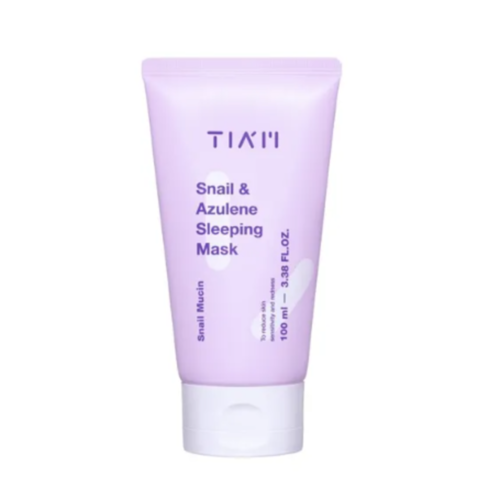 TIAM Маска ночная с муцином улитки и азуленом - Snail Azulene Sleeping Mask 100мл 2148₽