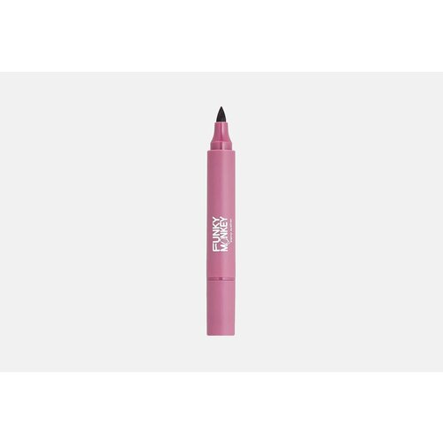 Подводка-фломастер FUNKY MONKEY Stamp eyeliner цвет бордовый 2 г 3433₽