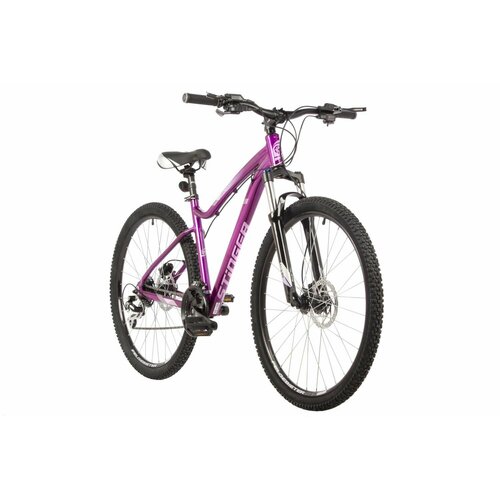 Велосипед STINGER 27.5 VEGA EVO фиолетовый, алюминий, размер 15 велосипед stinger 27 5 vega evo фиолетовый алюминий размер 17
