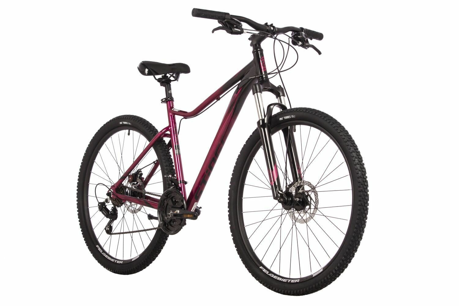 Велосипед STINGER 27.5" LAGUNA EVO красный, алюминий, размер 17"