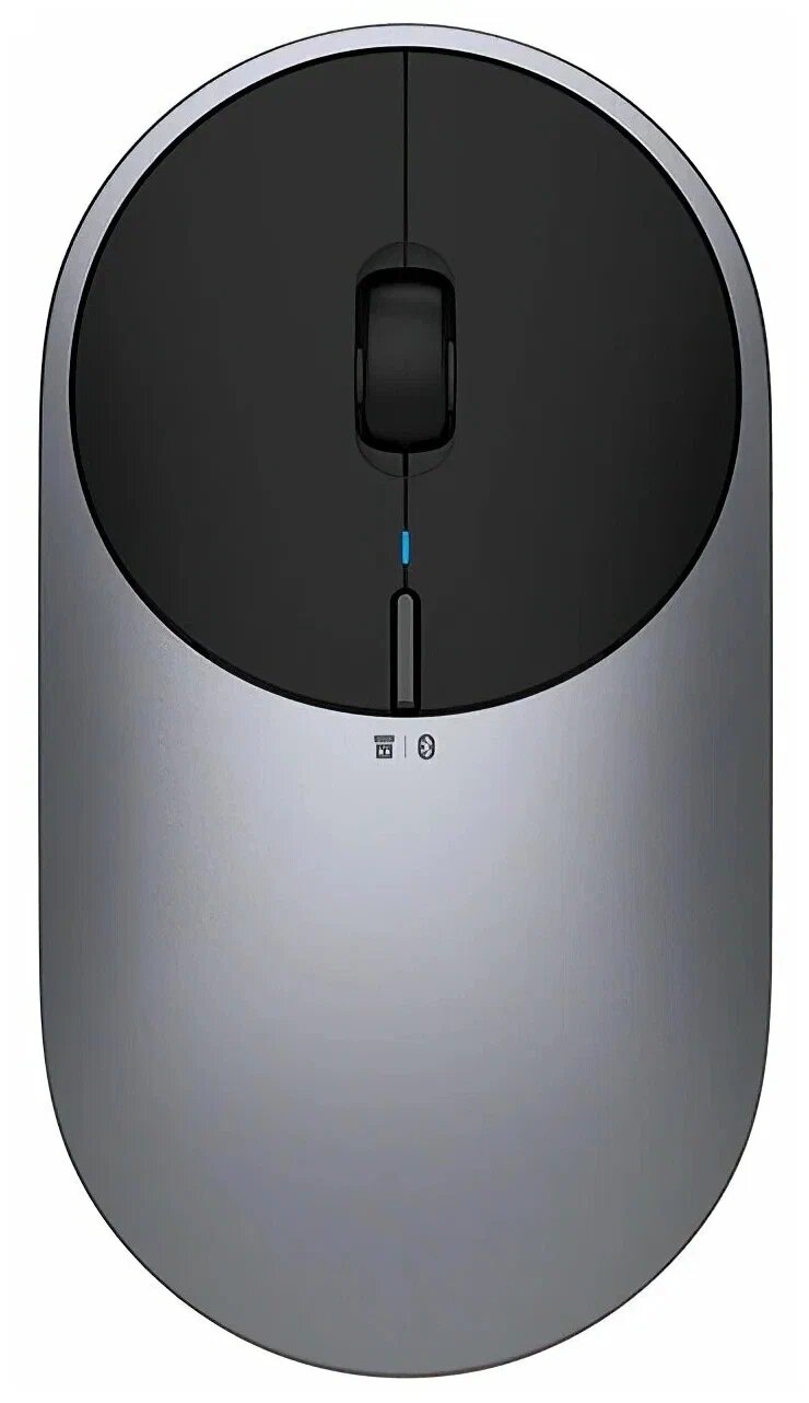 Мышь беспроводная Xiaomi Mi Portable Mouse 2, черный BXSBMW02