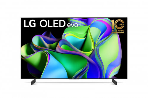 Телевизор LG OLED42C3RLA. ARUB, 4K Ultra HD, титановый