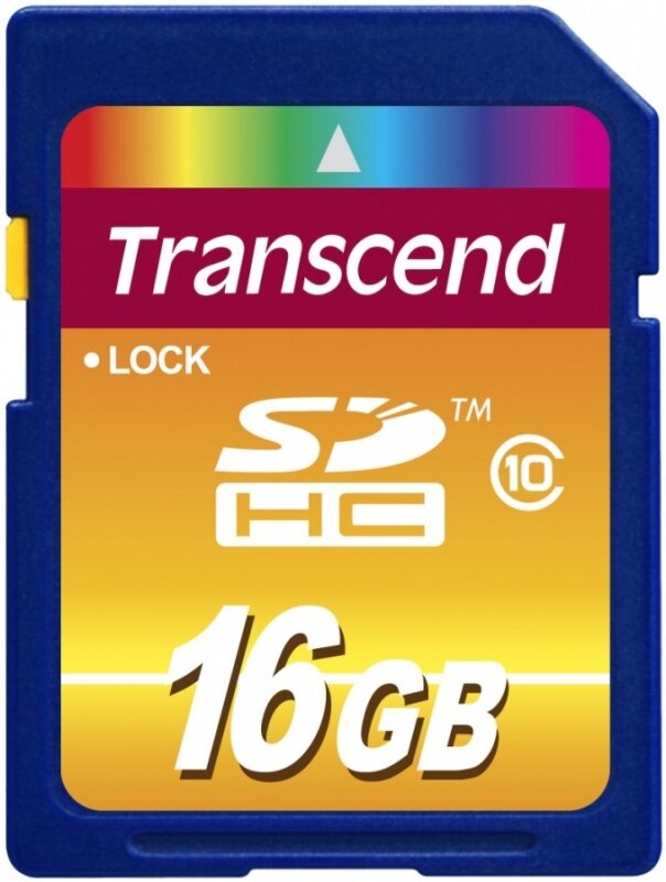 Карта памяти Transcend SDHC Premium 200X Class 10 (20/10MB/s) 16GB