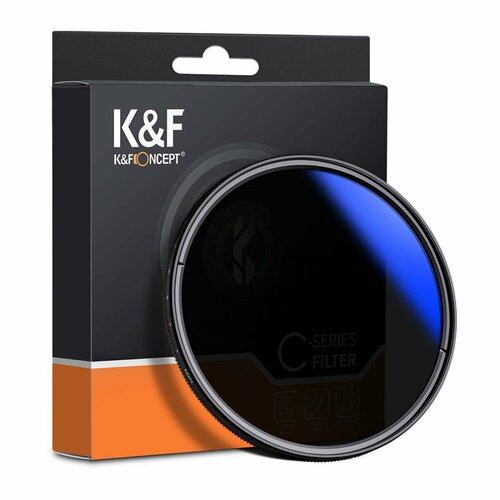 Нейтрально-серый фильтр K&F Concept KF01.1402 Slim Variable/Fader NDX, ND2~ND400, Blue Coated, 62mm