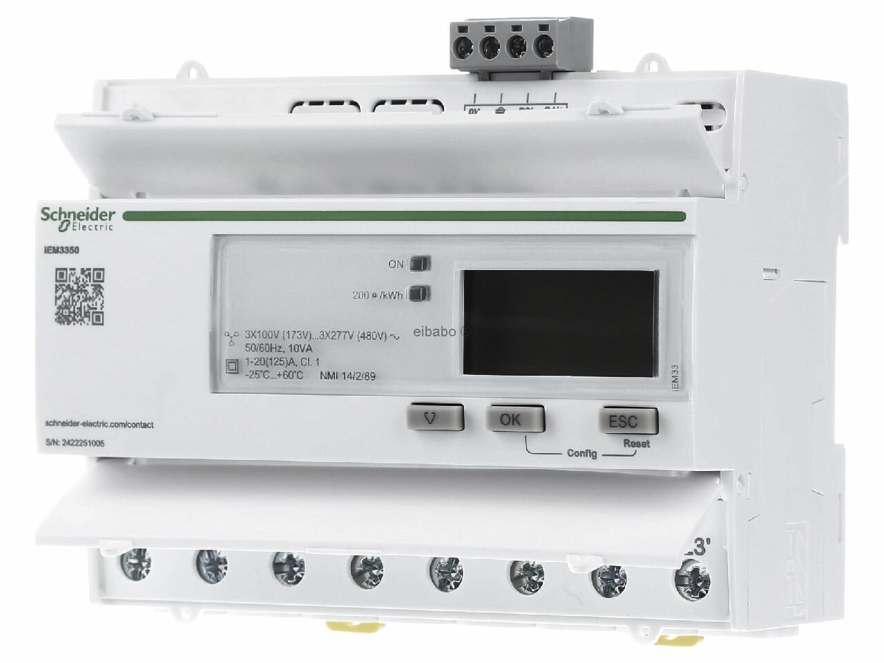 Прямой киловатт-час метр 125А A9MEM3350 – Schneider Electric – 3606480696411