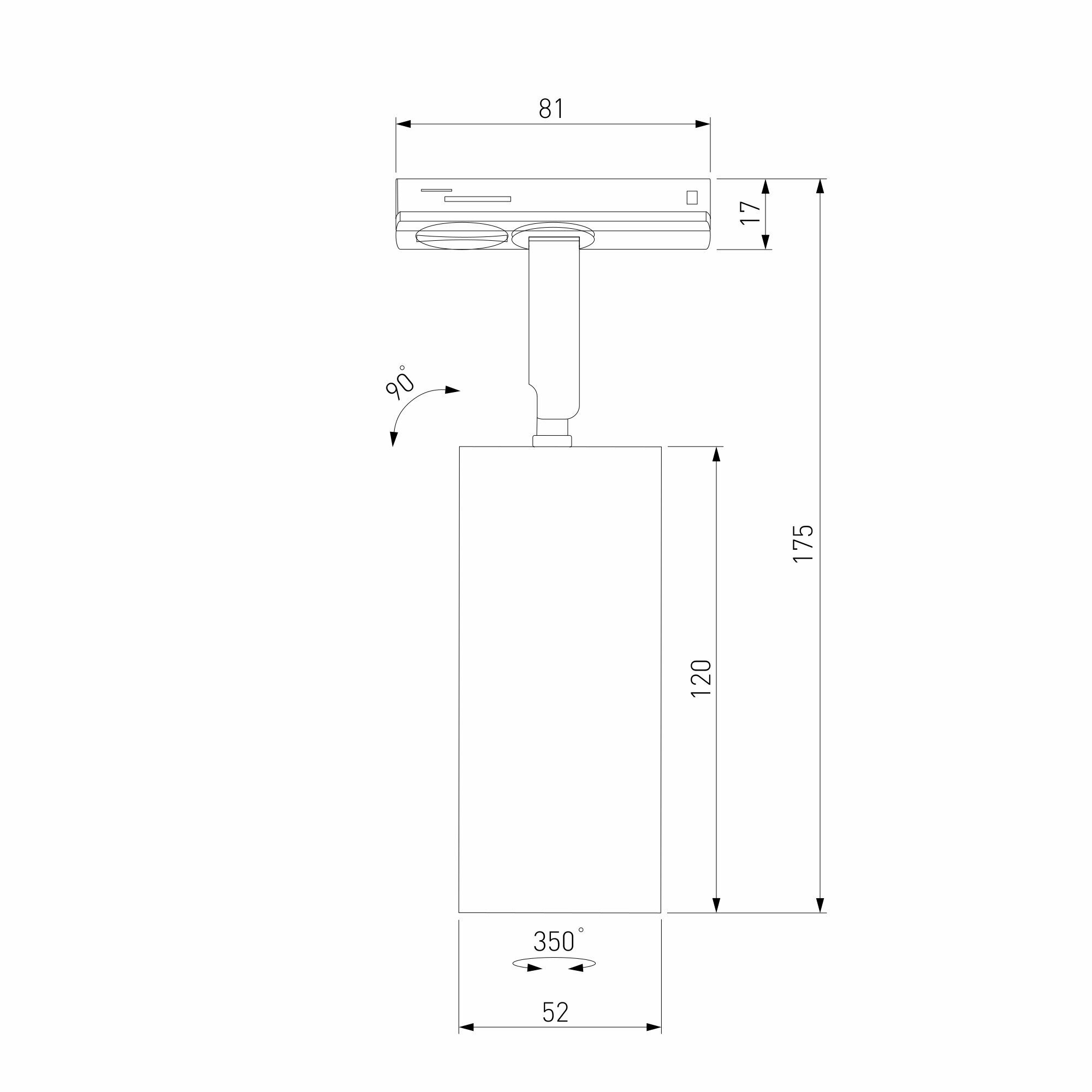 Трековый светильник Elektrostandard Diffe 85152/01 4690389183294 - фото №5