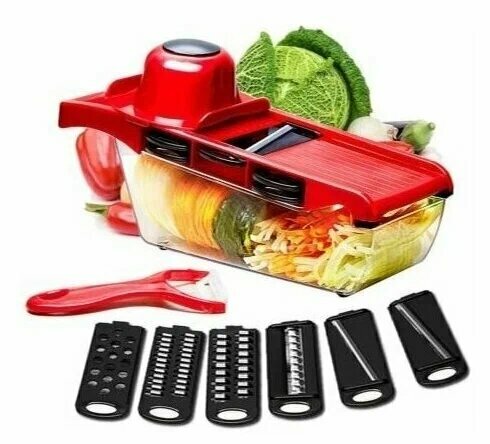 фото Овощерезка Mandoline Slicer 10 in 1, слайсер, многофункциональная, универсальная, измельчитель фруктов и овощей