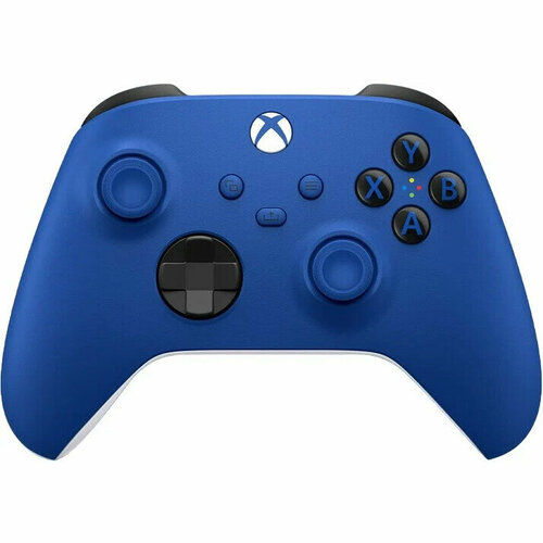 Геймпад Microsoft Xbox Series X|S Wireless Controller Shock Blue (синий) (AZ) extremerate replacement front housing shell custom cover faceplate for x box series s controller controller not included