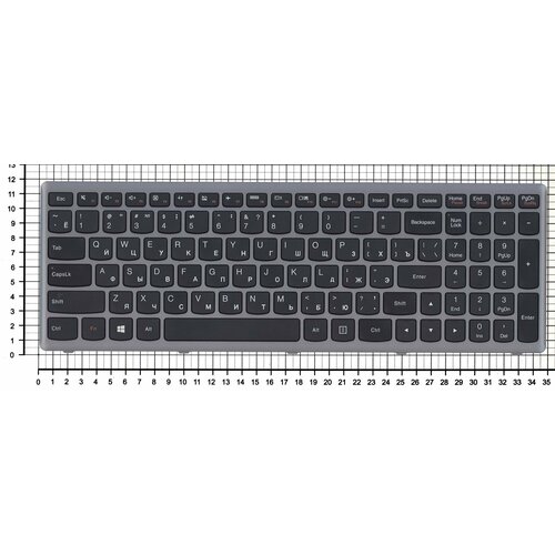 клавиатура для ноутбука lenovo g505s z510 s510 черная c серебристой рамкой Клавиатура для ноутбука Lenovo G505s Z510 S510 черная c серебристой рамкой