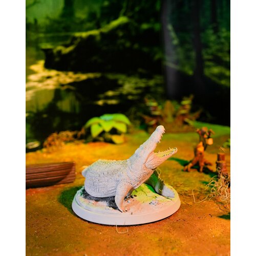 Фигурка болотный Крокодил для игры в DnD в масштабе 54 мм стартовый набор героев для настольной игры dnd затерянные рудники фанделвера