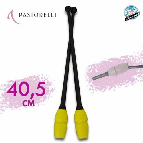 Булавы PASTORELLI 40,5см. 02918 Жёлто-черный MASHA FIG