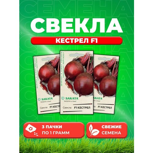 Свекла Кестрел F1 1,0 г (Саката) (3уп)