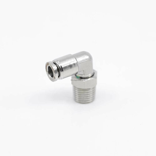 PRBL-3/8-10 Pemaks - Штуцер угловой с нар. резьбой цанговый R3/8-10 мм