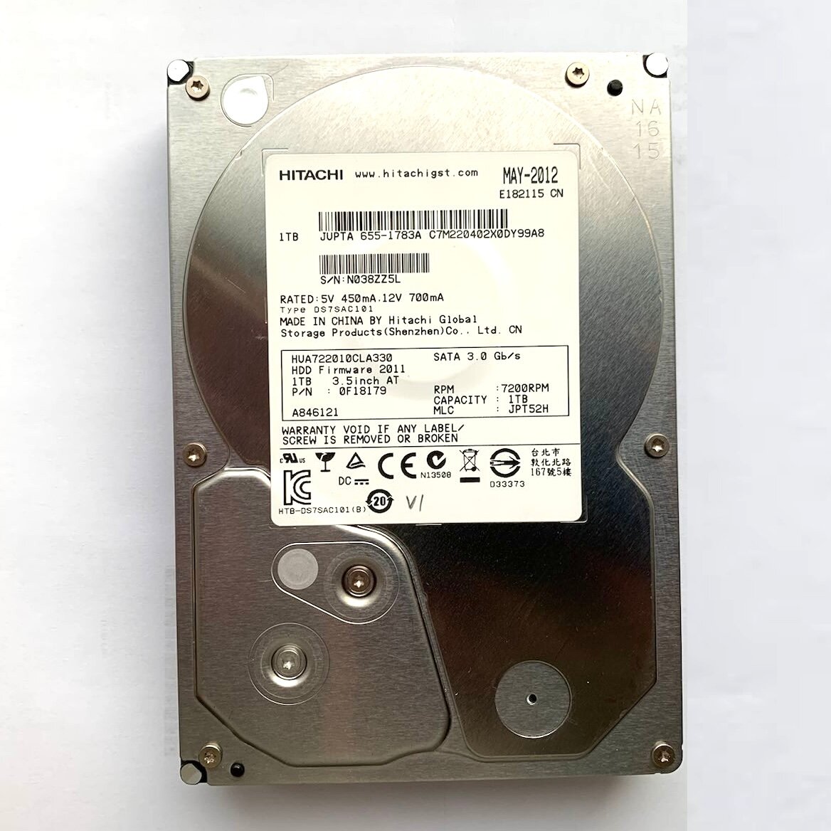 Жесткий диск HITACHI HDD SATA 3.5" 1000 gb