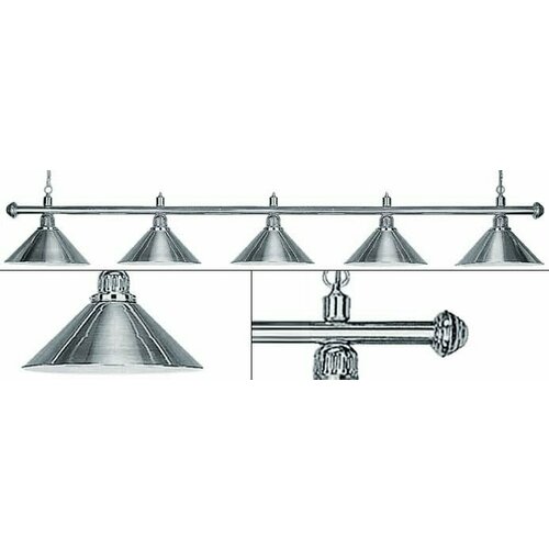 Лампа Weekend Еlegance серебристая штанга серебристый плафон 17450₽