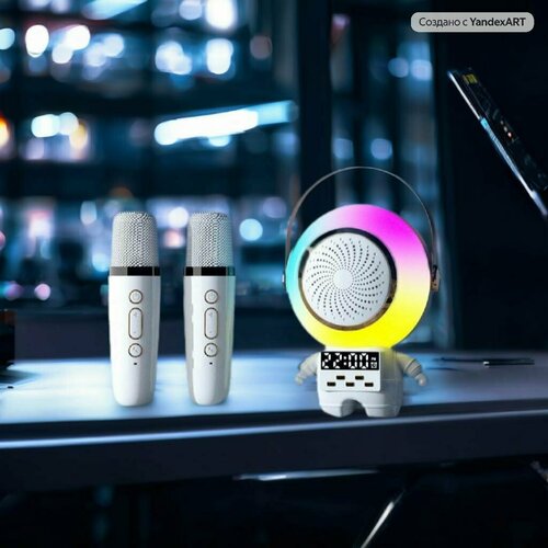 Беспроводная колонка Космонавт с двумя микрофонами и поддержкой USBMicroSD 163000₽