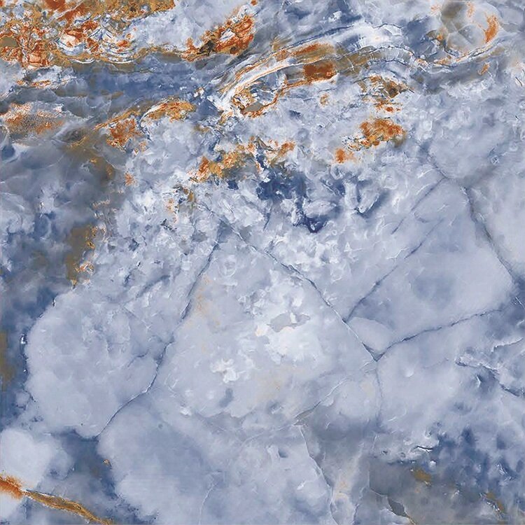Керамогранит ITC Agyaro Blue HG Sugar 60х60 - фото №1