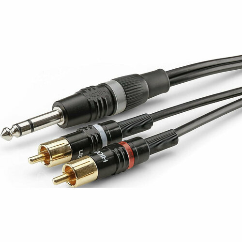 Кабель аудио 1xJack - 2xRCA Sommer Cable HBP-6SC2-0600 6.0m